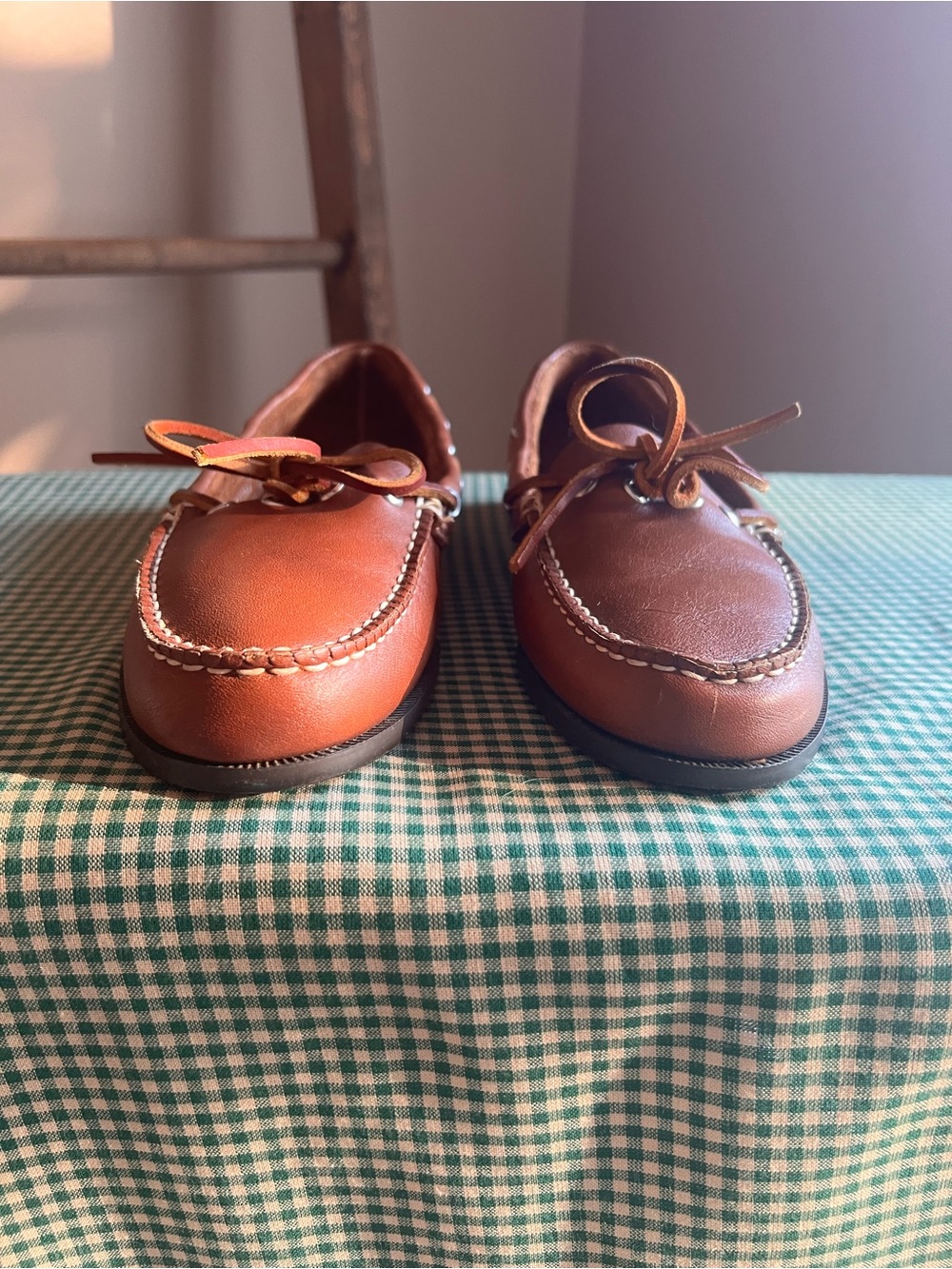 GH Bass Brown Leather Boat Shoes - Picture 8 of 9